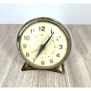 Westclox Keywound Alarm Clock Vintage PARTS Repair not working